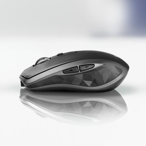 Logitech MX Anywhere 2S Wireless Mouse   Use On Any Surface, Hyper Fast Scrolling, Rechargeable, Control Up To 3 Apple Mac And Windows Computers And Laptops (Bluetooth Or USB), Graphite Alternate-Image2/500