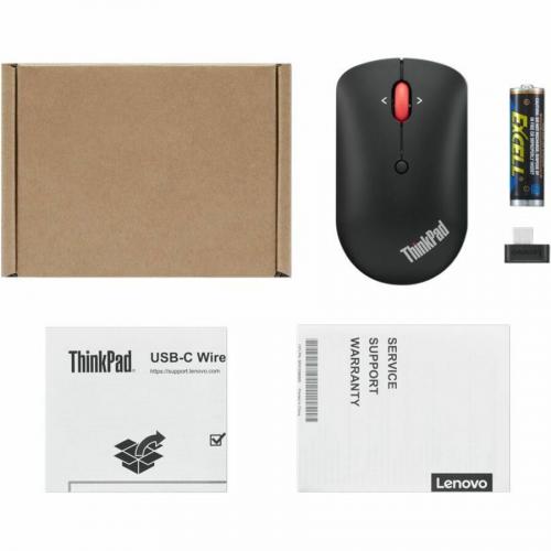 Lenovo ThinkPad USB C Wireless Compact Mouse Alternate-Image2/500