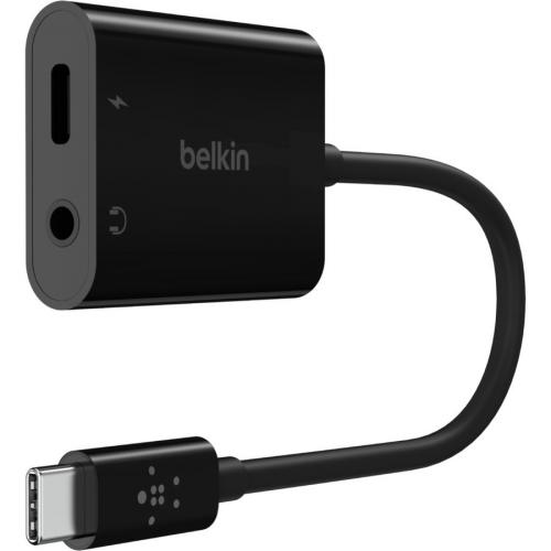 Belkin 3.5mm Audio + USB C Charge Adapter Alternate-Image2/500