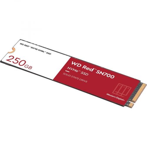 Western Digital Red S700 WDS250G1R0C 250 GB Solid State Drive   M.2 2280 Internal   PCI Express NVMe (PCI Express NVMe 3.0 X4) Alternate-Image2/500