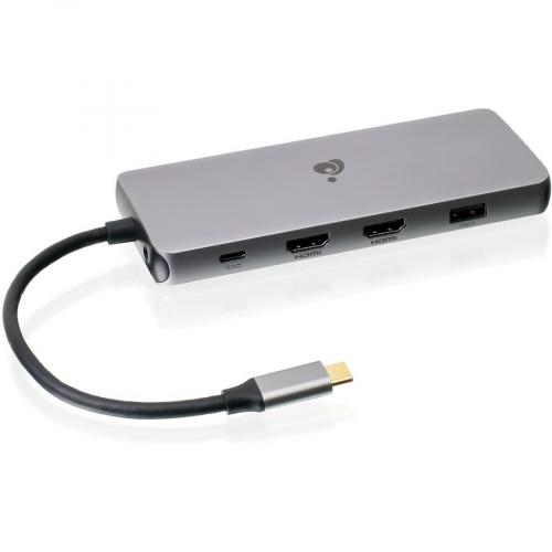 IOGEAR USB C Triple HD Compact Dock W/ PD 3.0 Alternate-Image2/500