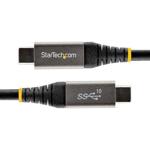 StarTech.com 20" 50cm USB C Cable 10Gbps, USB 3.1 Type C Cable, 5A/100W, DP Alt Mode, USB C Cord For USB C Laptop/Phone/Device Alternate-Image2/500