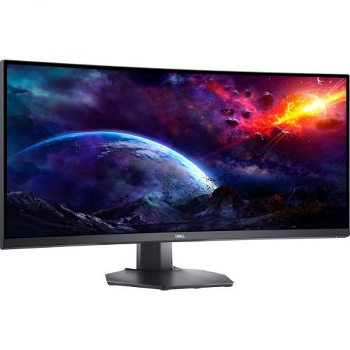 Dell S3422DWG 34" UW QHD Curved Screen Edge LED Gaming LCD Monitor   21:9   Black Alternate-Image2/500