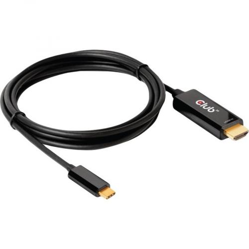Club 3D HDMI To USB Type C 4K60Hz Active Cable M/M 1.8m/6 Ft Alternate-Image2/500