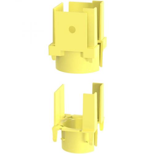 Panduit FiberRunner® 1-Port Spillout, 2x2, Yellow