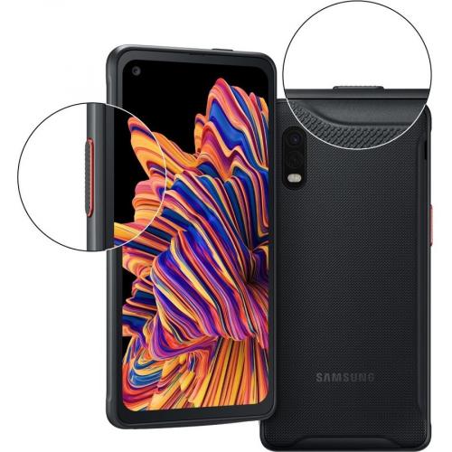 Samsung Galaxy XCover Pro SM G715U1 64 GB Smartphone   6.3" TFT LCD Full HD Plus 2340 X 1080   Octa Core (Cortex A73Quad Core (4 Core) 2.30 GHz + Cortex A53 Quad Core (4 Core) 1.70 GHz   4 GB RAM   Android 10   4G   Black Alternate-Image2/500