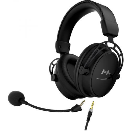 HyperX Cloud Alpha Gaming Headset   Signature HyperX Comfort   Detachable Noise Cancelling Microphone   Multi Platform Compatibility   In Line Audio Controls   Discord And TeamSpeak Certified Alternate-Image2/500