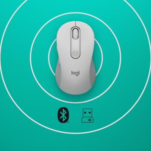 Logitech Signature M650 For Business (Off White)   Brown Box Alternate-Image2/500