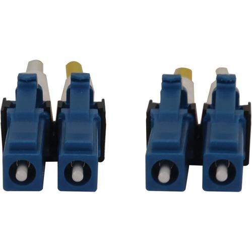 Eaton Tripp Lite Series 400G Duplex Singlemode 9/125 OS2 Switchable Fiber Optic Cable (LC/UPC M/M), LSZH, Yellow, 2 M (6.6 Ft.) Alternate-Image2/500