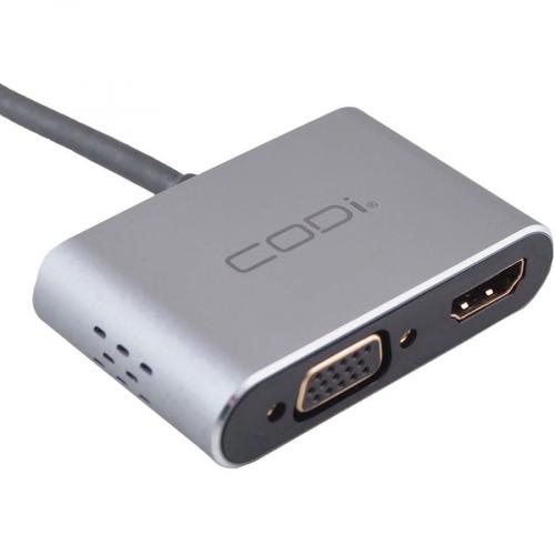 CODi 4 In 1 USB C Display Adapter (HDMI, VGA, USB C PD, USB A 3.0) Alternate-Image2/500