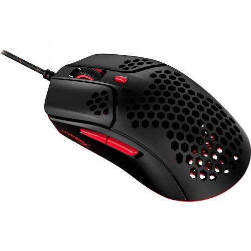HyperX Pulsefire Haste Gaming Mouse Black Red   Ultra Light Hex Shell Design   16,000 DPI / 450 IPS / 40G   Customizable With NGENUITY Software   USB Cable Interface   6 Button(s) Alternate-Image2/500
