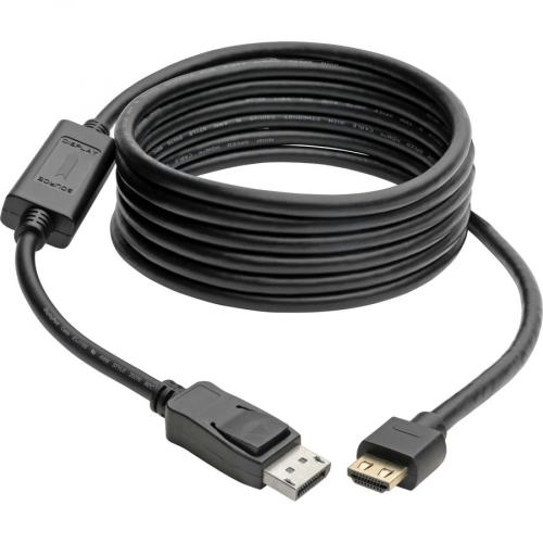 Eaton Tripp Lite Series DisplayPort 1.4 To HDMI Active Adapter Cable (M/M), 4K 60 Hz, 4:4:4, HDR, HDCP 2.2, 10 Ft. (3 M) Alternate-Image2/500