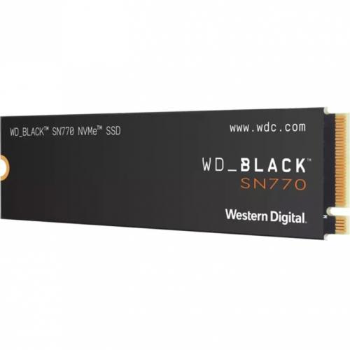 WD Black SN770 WDS500G3X0E 500 GB Solid State Drive   M.2 2280 Internal   PCI Express NVMe (PCI Express NVMe 4.0 X4) Alternate-Image2/500