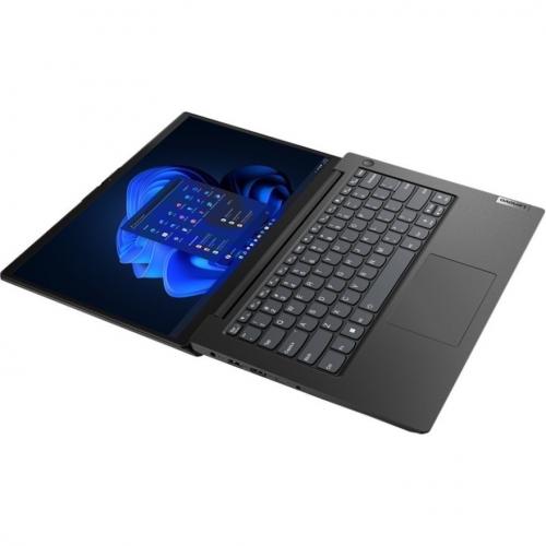 Lenovo V14 G3 ABA 82TU0004US 14" Notebook   Full HD   1920 X 1080   AMD Ryzen 5 5625U Hexa Core (6 Core) 2.30 GHz   8 GB Total RAM   256 GB SSD   Business Black Alternate-Image2/500