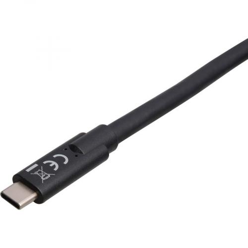 V7 USB C Male To USB C Male Cable USB 3.2 Gen2 10 Gbps 3A 2m/6.6ft Black Alternate-Image2/500