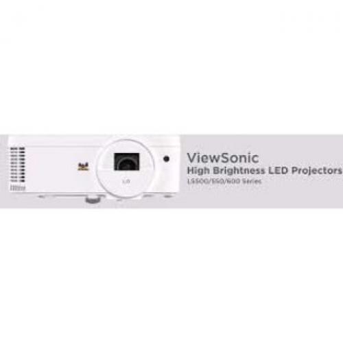 ViewSonic LS500WH 3000 Lumens WXGA LED Projector, Auto Power Off, 360 Degree Orientation For Business And Education Alternate-Image2/500