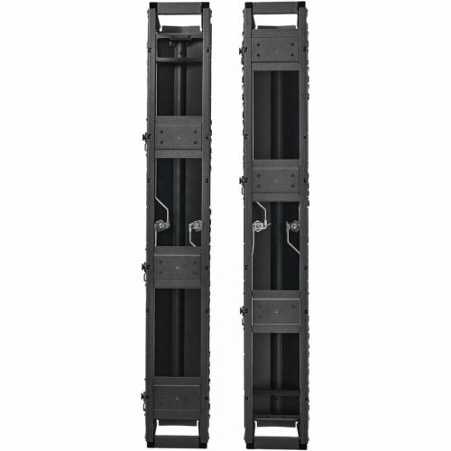 Tripp Lite By Eaton High Capacity Vertical Cable Manager   Deep Double Finger Duct With Cover, Single Sided, 6 In. Wide, Black, 7 Ft. (2.2 M) Alternate-Image2/500