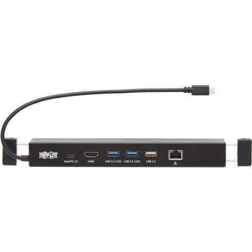 Tripp Lite By Eaton USB C Dock For Microsoft Surface   4K HDMI, USB 3.x Gen 2 (10Gbps) And USB 2.0 Hub Ports, GbE, 100W PD Charging, Black Alternate-Image2/500