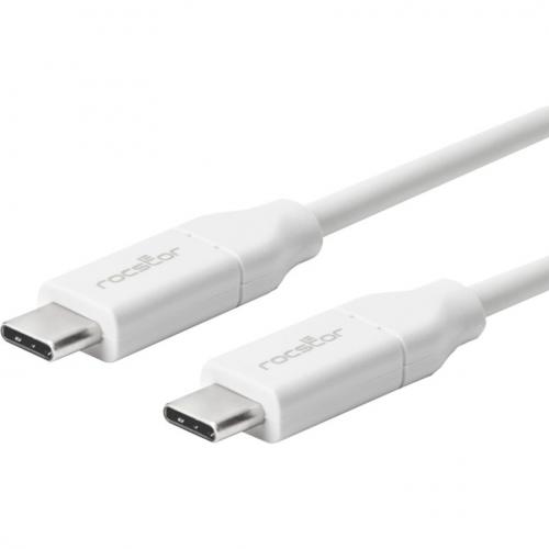 Rocstor Premium USB C Charging Cable 1m 3ft   Up To 100W PD M/M Black Alternate-Image2/500
