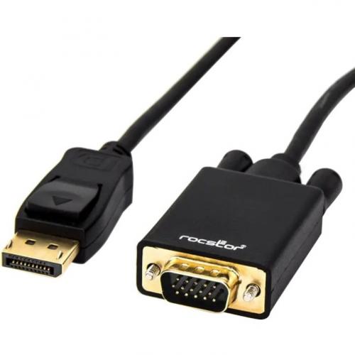 Rocstor DisplayPort To VGA Adapter Converter Cable   M/M Alternate-Image2/500