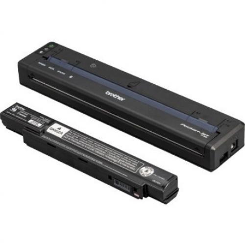 Brother PocketJet 8 Mobile Direct Thermal Printer   Monochrome   Portable   Label Print   USB   Bluetooth   Battery Included Alternate-Image2/500
