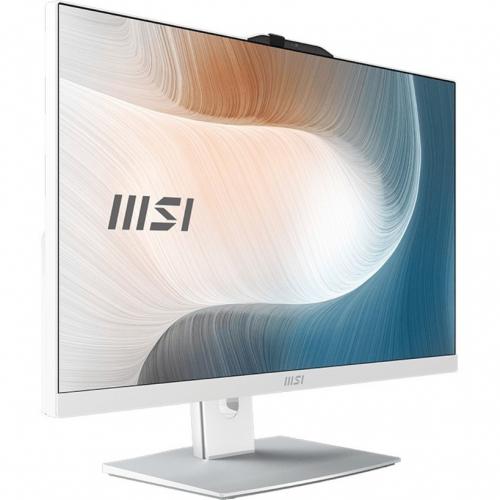 MSI Modern AM242TP 12M 056US All In One Computer   Intel Core I5 12th Gen I5 1240P   8 GB RAM DDR4 SDRAM   512 GB M.2 SSD   23.8" Full HD 1920 X 1080 Touchscreen Display   Desktop   White Alternate-Image2/500