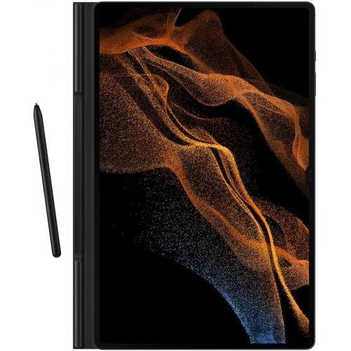 Samsung Book Cover Carrying Case (Book Fold) Samsung Galaxy Tab S8 Ultra Tablet   Black Alternate-Image2/500