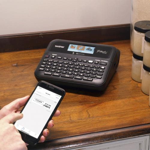 Brother P Touch Business Professional Connected Label Maker With Case PTD610BTVP Alternate Image2/500