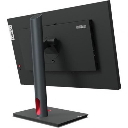 Lenovo ThinkVision P24h 30 24" Class WQHD LCD Monitor   16:9   Raven Black Alternate-Image2/500