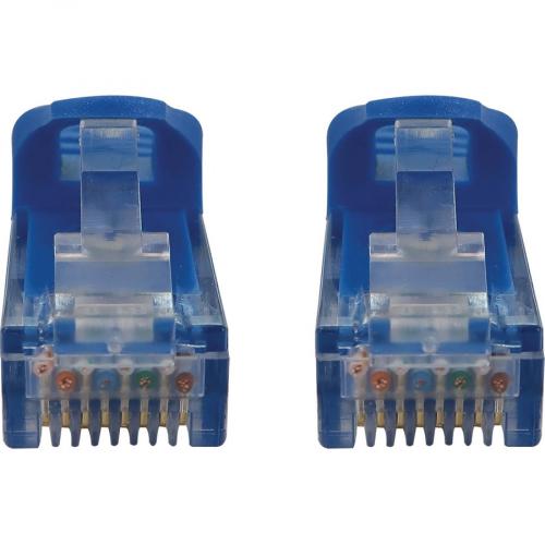 Eaton Tripp Lite Series Cat6a 10G Snagless Molded UTP Ethernet Cable (RJ45 M/M), PoE, Blue, 3 Ft. (0.9 M) Alternate-Image2/500