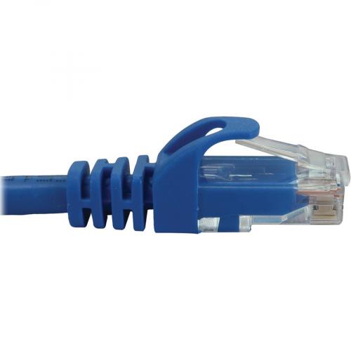 Eaton Tripp Lite Series Cat6a 10G Snagless Molded UTP Ethernet Cable (RJ45 M/M), PoE, Blue, 25 Ft. (7.6 M) Alternate-Image2/500