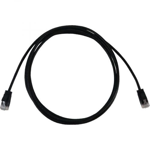Eaton Tripp Lite Series Cat6a 10G Snagless Molded Slim UTP Ethernet Cable (RJ45 M/M), PoE, Black, 6 In. (15 Cm) Alternate-Image2/500