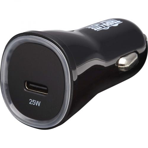 Tripp Lite By Eaton USB Car Charger   25W PD Charging, USB C, Black Alternate-Image2/500