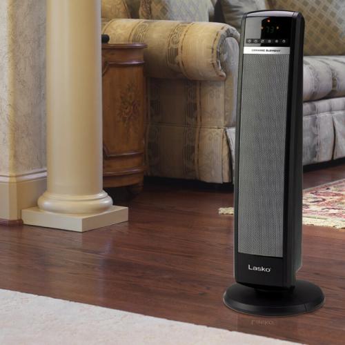 Lasko 30" Tall Tower Heater With Remote Control Alternate-Image2/500