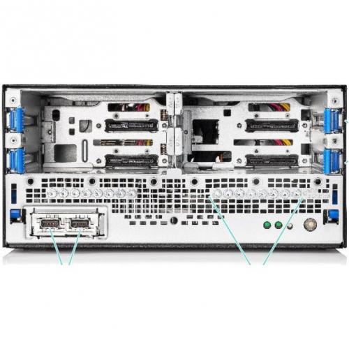 HPE ProLiant MicroServer Gen10 Plus V2 Ultra Micro Tower Server   1 X Intel Xeon E 2314 2.80 GHz   16 GB RAM   1 TB HDD   (1 X 1TB) HDD Configuration   Serial ATA Controller Alternate-Image2/500