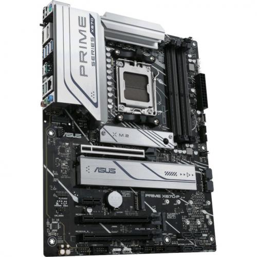 Asus Prime X670 P Desktop Motherboard   AMD X670 Chipset   Socket AM5   ATX Alternate-Image2/500