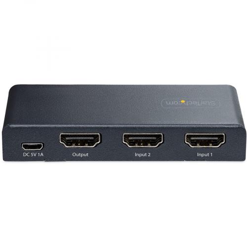 StarTech.com 2 Port 8K HDMI Switch, HDMI 2.1 Switcher 4K 120Hz/8K 60Hz UHD, HDR10+, HDMI Switch 2 In 1 Out, Auto/Manual Source Switching Alternate-Image2/500