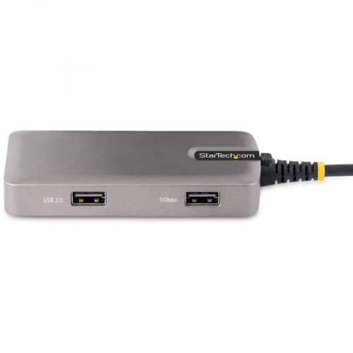 StarTech.com USB C Multiport Adapter, 4K 60Hz HDMI, 3 Port USB Hub, 100W Power Delivery Pass Through, Mini Dock, Windows/macOS/ChromeOS Alternate-Image2/500