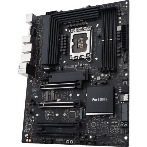 Asus Pro WS W680 ACE IPMI Workstation Motherboard   Intel W680 Chipset   Socket LGA 1700   ATX Alternate-Image2/500