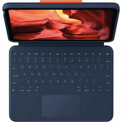Logitech Rugged Combo 4 Touch Rugged Keyboard/Cover Case (Folio) For 10.9" Apple IPad (10th Generation) IPad, Stylus   Classic Blue Alternate-Image2/500
