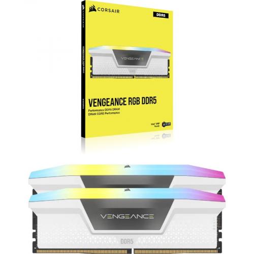 Corsair Vengeance RGB 32GB (2 X 16GB) DDR5 SDRAM Memory Kit Alternate-Image2/500