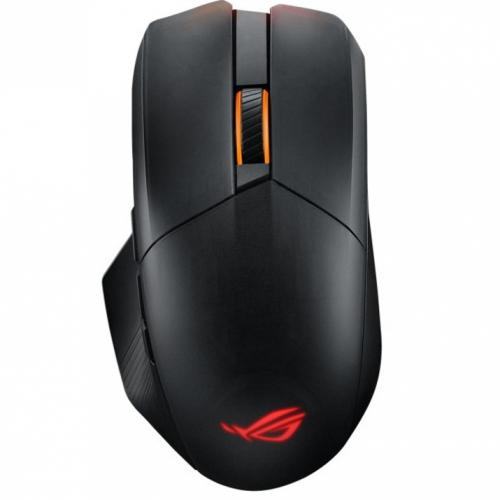 ASUS ROG Chakram X Origin Gaming Mouse Black   Tri Mode Connectivity (2.4GHz RF, Bluetooth, Wired)   36000 DPI Sensor   11 Programmable Buttons   Detachable Joystick   Paracord Cable Alternate-Image2/500