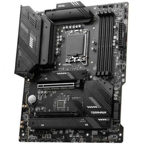 MSI MAG B760 TOMAHAWK WIFI DDR4 Gaming Desktop Motherboard   Intel B760 Chipset   Socket LGA 1700   ATX Alternate-Image2/500