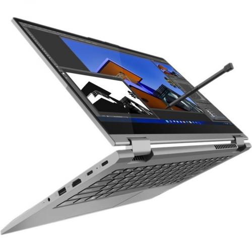 Lenovo ThinkBook 14s Yoga G3 IRU 21JG0018US 14" Touchscreen Convertible 2 In 1 Notebook   Full HD   Intel Core I5 13th Gen I5 1335U   16 GB   512 GB SSD   Mineral Gray Alternate-Image2/500
