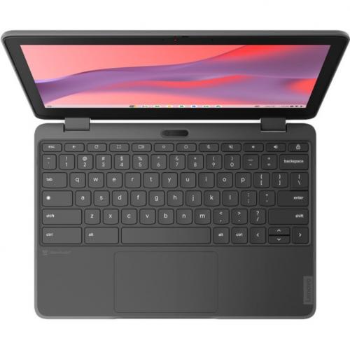 Lenovo 300e Yoga Chromebook Gen 4 11.6" Touchscreen 2 In 1 Chromebook 1366 X 768 HD MediaTek Kompanio 520 4GB RAM 32GB EMMC ARM Mali G52 2EE MC2 Graphics Graphite Grey Alternate-Image2/500