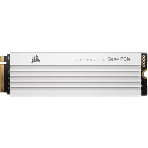 Corsair MP600 PRO LPX 1 TB Solid State Drive   M.2 2280 Internal   PCI Express NVMe (PCI Express NVMe 4.0 X4)   White Alternate-Image2/500