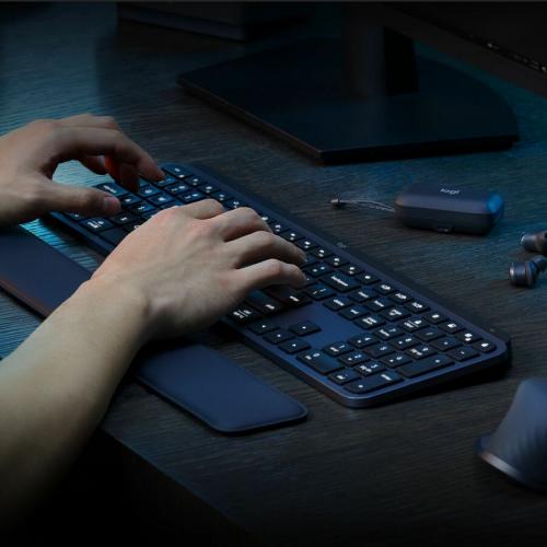 Logitech MX Keys S Combo   Performance Wireless Keyboard And Mouse With Palm Rest Alternate-Image2/500