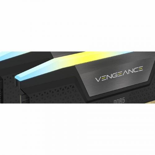 Corsair VENGEANCE RGB 48GB (2x24GB) DDR5 DRAM 6400MT/s C36 Memory Kit   Black Alternate-Image2/500