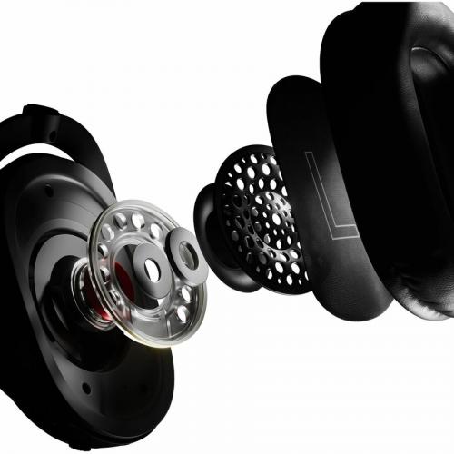 Logitech G PRO X 2 LIGHTSPEED Wireless Gaming Headset, Detachable Boom Mic, 50mm Graphene Drivers, DTS:X Headphone 2.0 7.1 Surround, Bluetooth/USB/3.5mm Aux, For PC, PS5, PS4, Nintendo Switch, Black Alternate-Image2/500