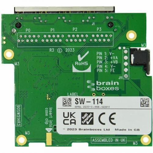 Brainboxes Embedded Industrial 4 Port Gigabit Ethernet Switch Alternate-Image2/500